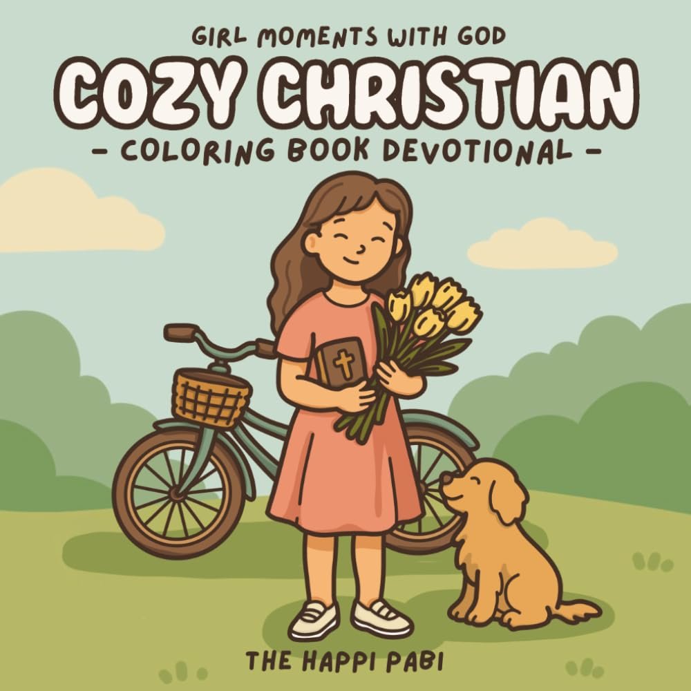 Cozy Christian: Coloring Book Devotional – Girl Moments with God