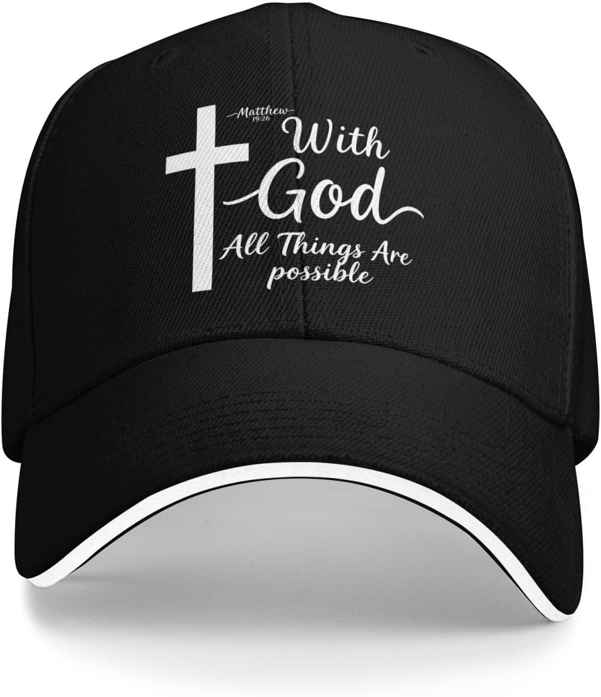 Christian Baseball Cap for Men & Women – Jesus Cross Hat, Adjustable Christian Gifts