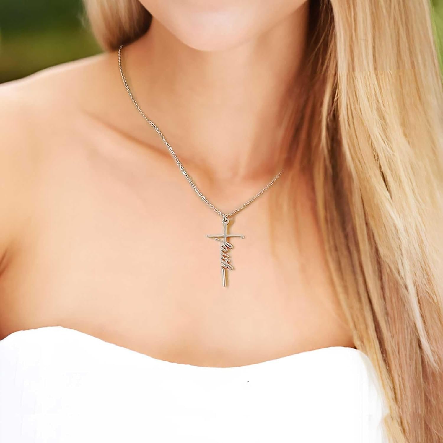 Faith Cross Necklace