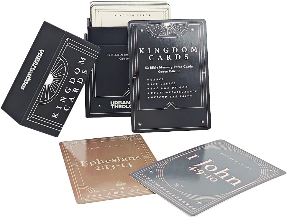 Kingdom Cards: 52 Bible Memory Verse Cards in ESV (Grace Edition)