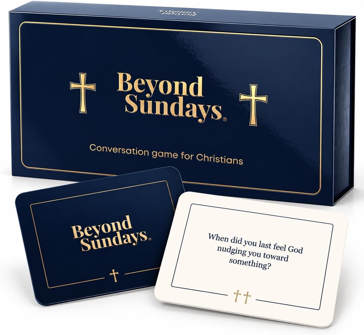 Christian Conversation Cards – Faith Card Game, 200 Cards & 3 Levels | Christian Gift for Women & Men | Premium Magnetic Gift Box for Small Groups, Date Nights & Family | Ages 14+