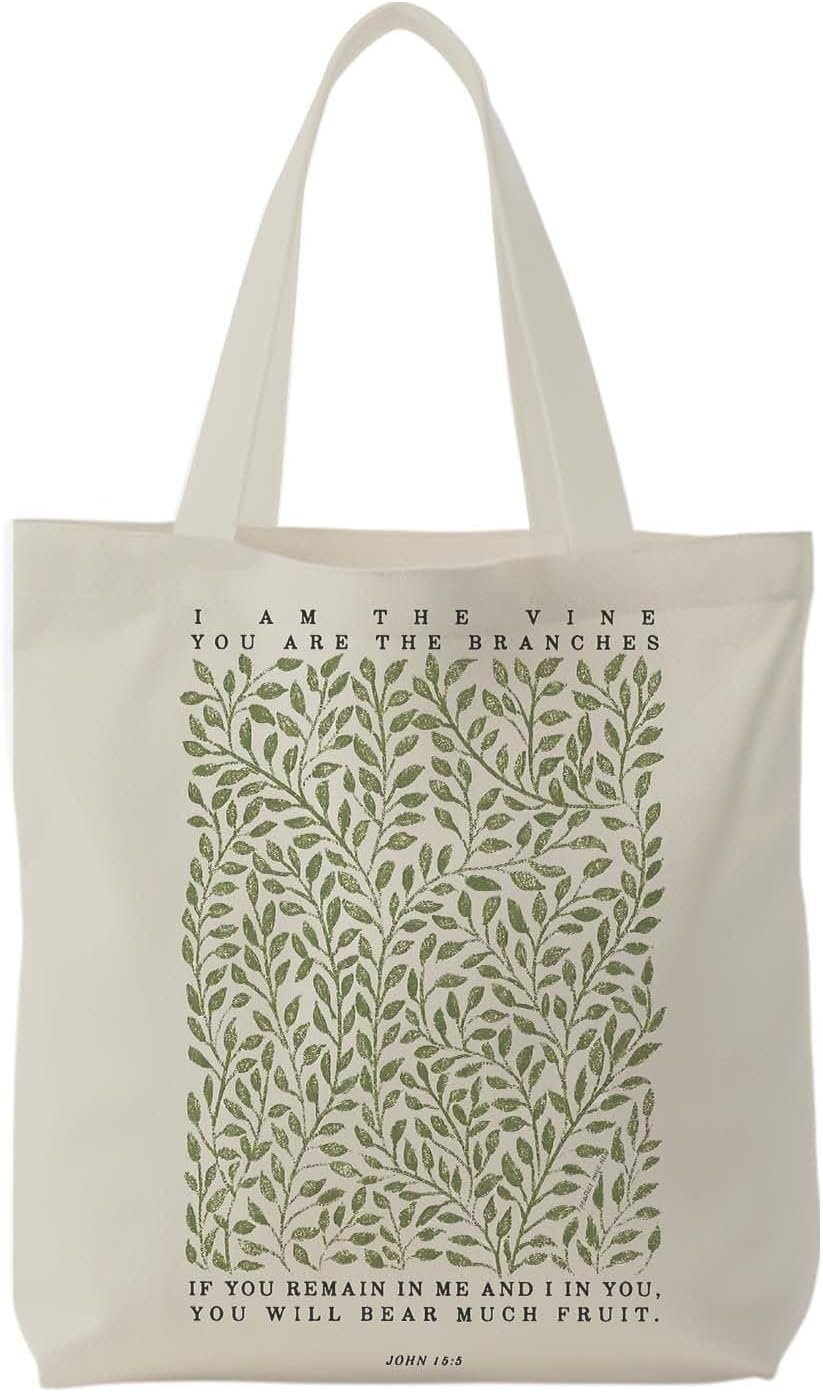 Christian Tote bag,Suitable for religious Christian Gifts and for Daily Reusable Shopping Bags