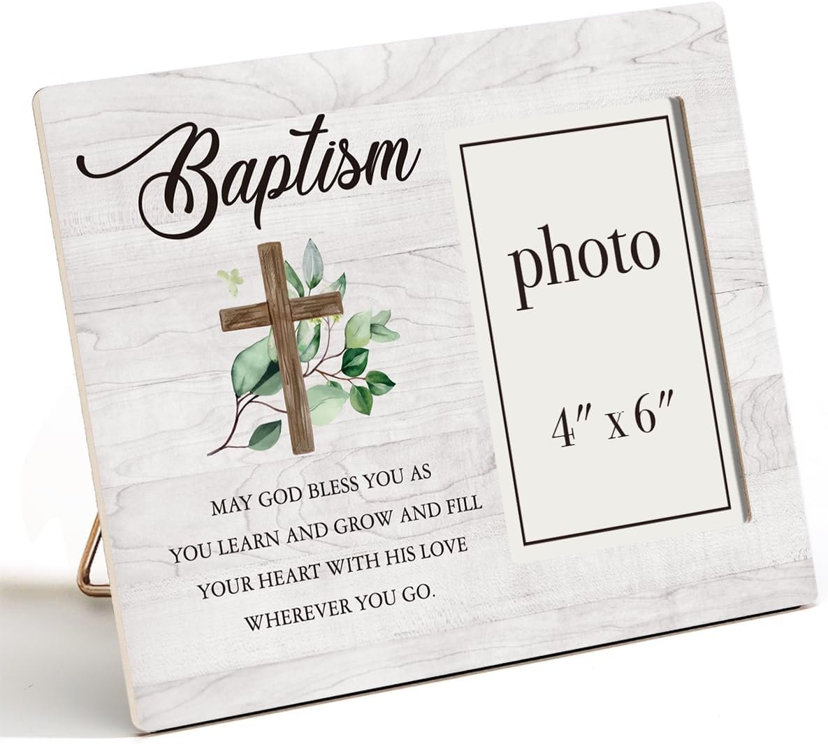 Baptism Picture Frame, Christening Gifts for Boys Girls
