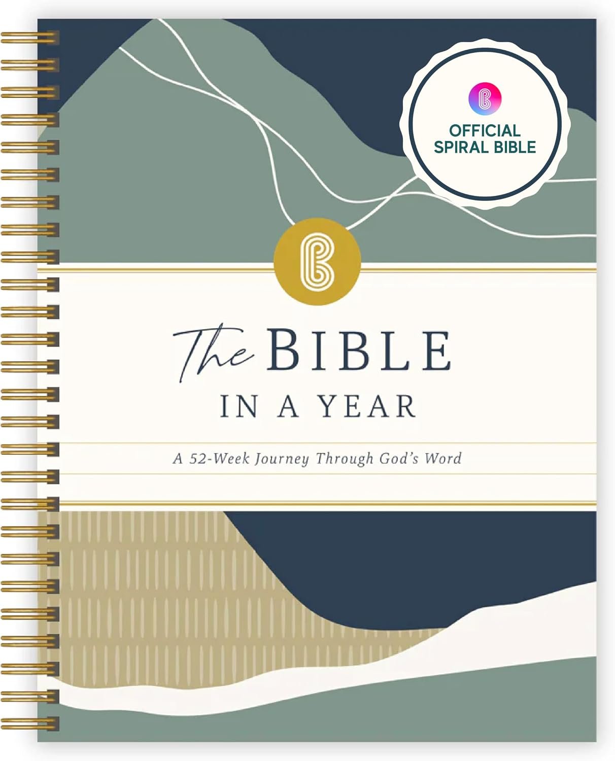 Official Spiral Bible in a Year, 52 Week Bible Study Guide (Mountains)