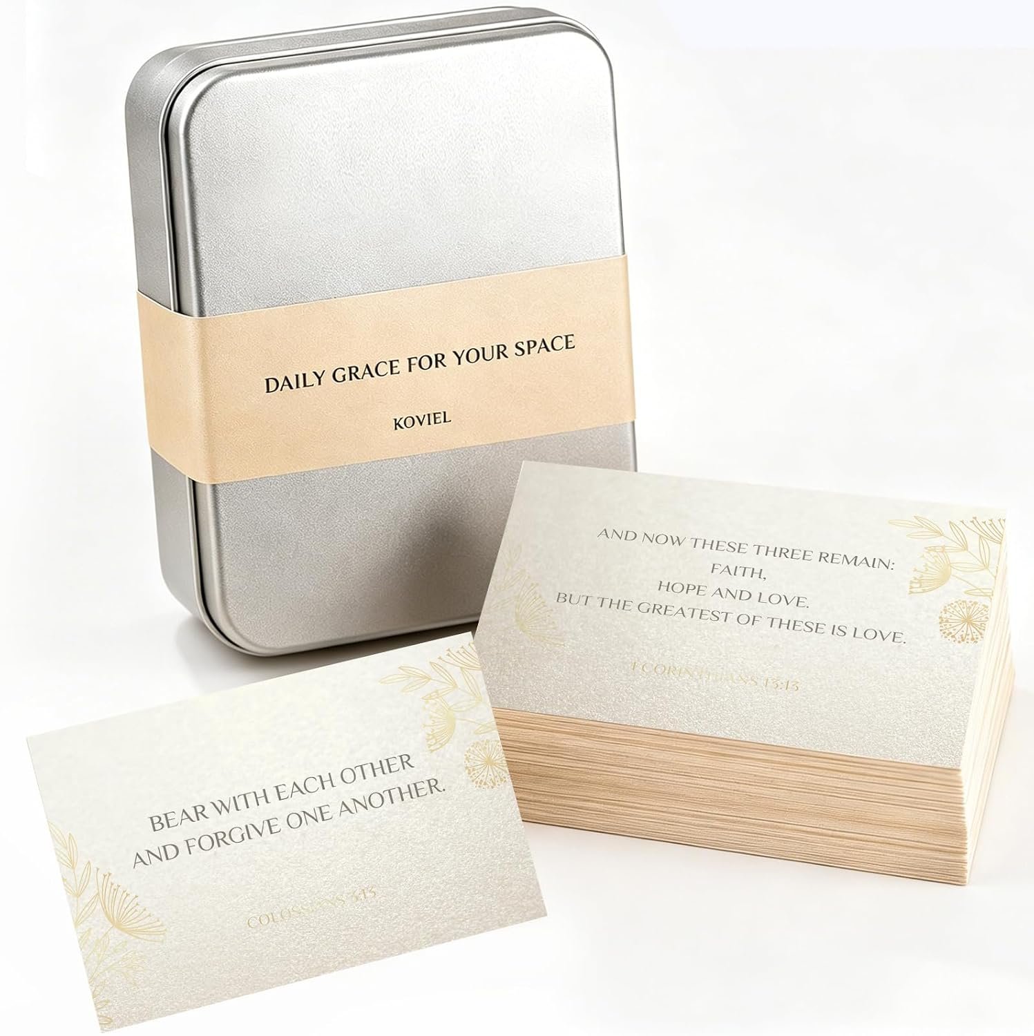 60 Bible Verse Cards for Women – Encouragement & Affirmation Scripture Cards – Premium Pearlescent Mini Prayer Cards – Inspirational Christian Gifts for Students Friends (2.15×3.35)