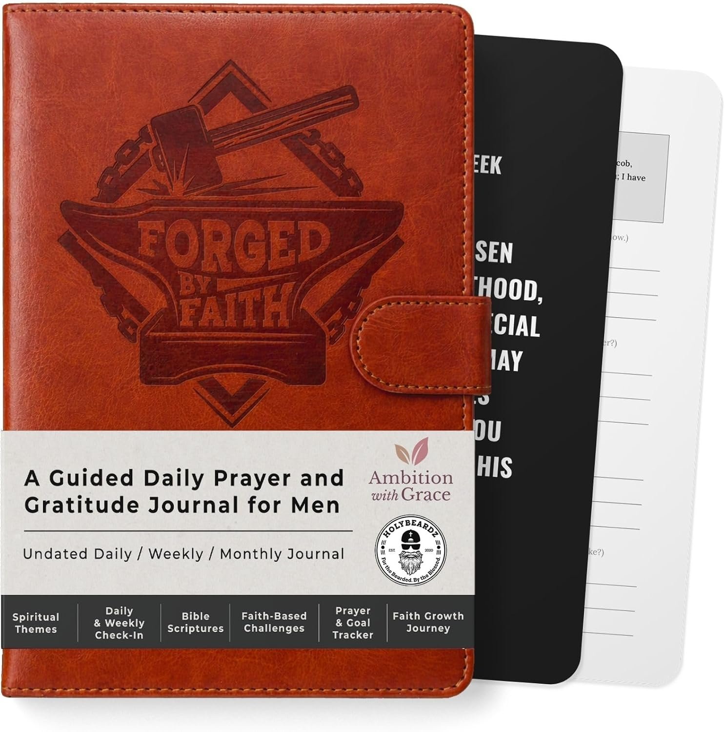 Prayer Journal For Men Christian Bible Study Daily Leather