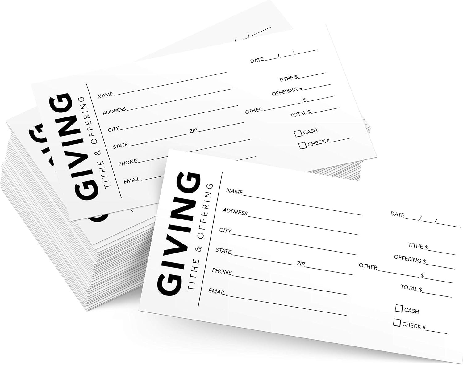 DKLECHUI 500 Church Offering Envelopes