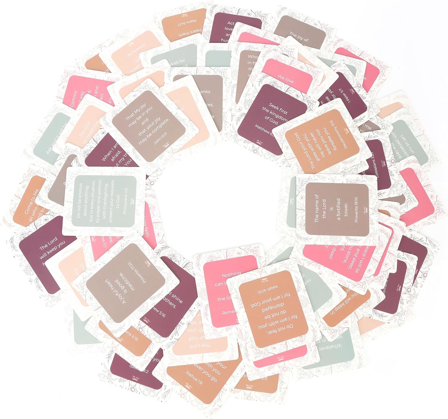 Mr. Pen- Bible Verse Cards, 60 Unique Mini Scripture Cards for Women & Men