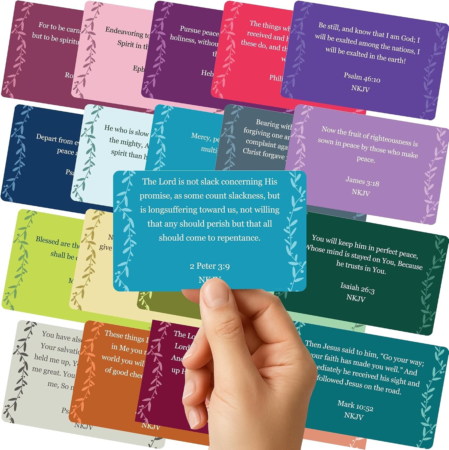 80 Unique Bible Verse Cards – Mini Scripture Cards for Women