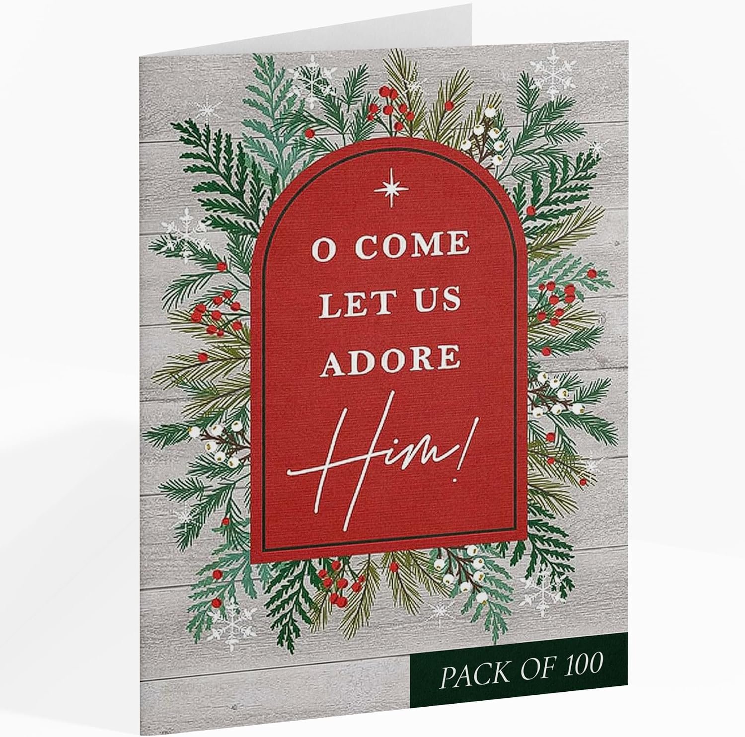 O Come Let Us Adore Him Christmas Church Bulletins Church Bulletin Package Of 100 – Welcome The Congregation, Share Church Info & Services On Quality Church Bulletin Paper – General Worship Bulletins