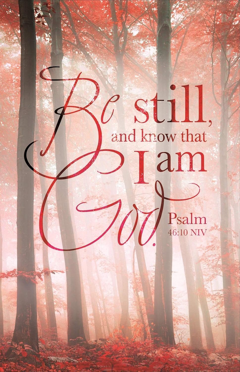 Be Still And Know Church Bulletins Church Bulletin Package Of 100 – Welcome The Congregation, Share Church Information And Services On Quality Church Bulletin Paper – General Worship Bulletins