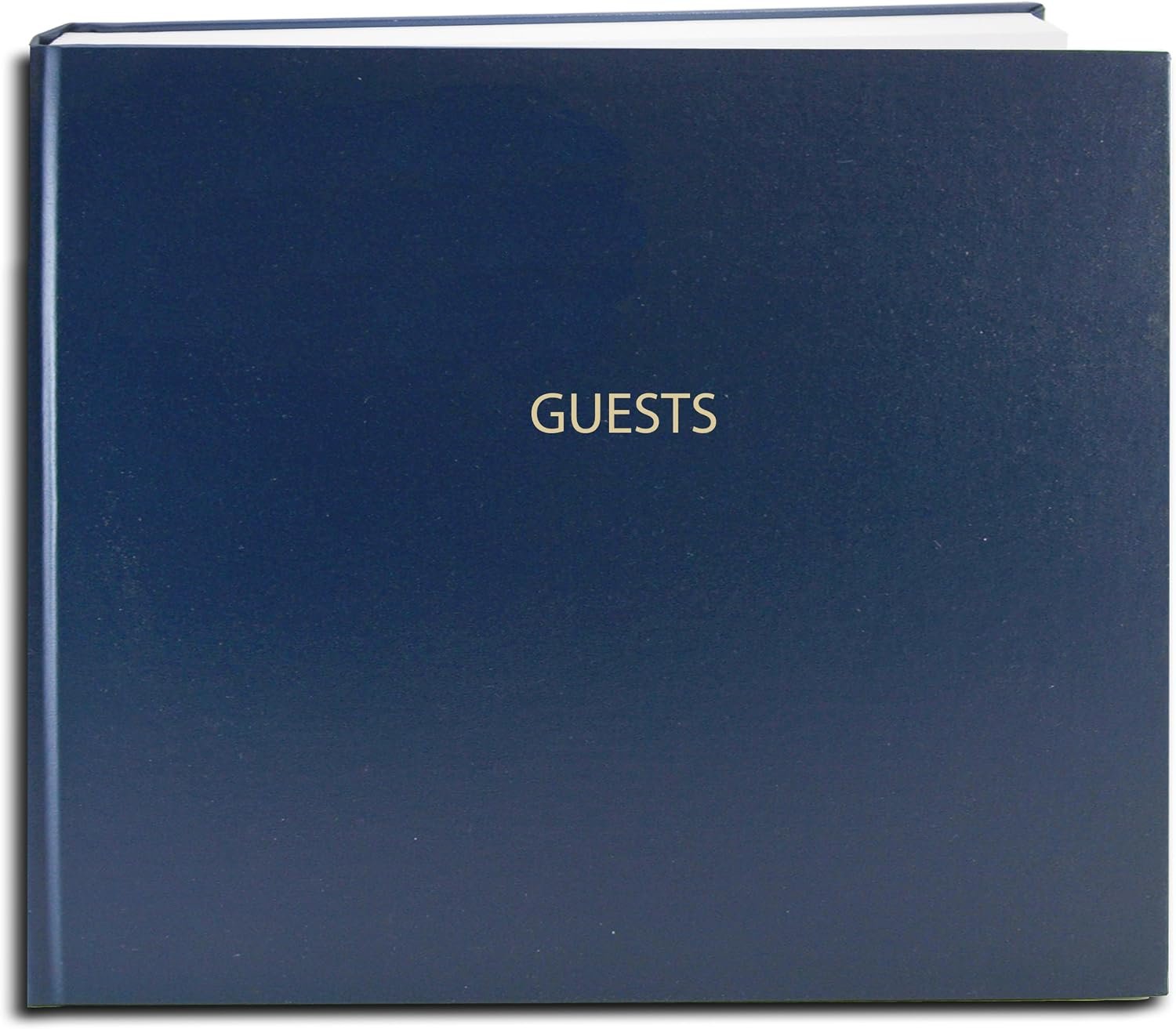 BookFactory Guest Book Registry, Blue, Hardbound, 120 Pages