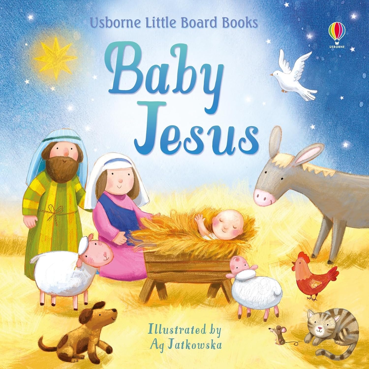 Baby Jesus: A Beautifully Illustrated Board Book About the Nativity for Children (Ages 2-4) (Little Board Books)