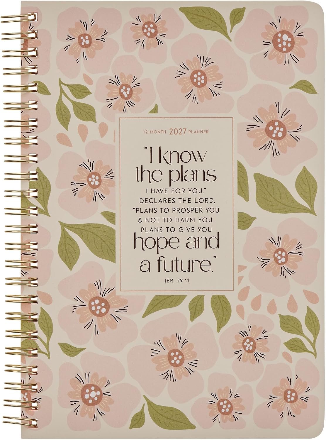 Christian Art Gifts 2027 Planner: Weekly & Daily Planning, Floral Designs