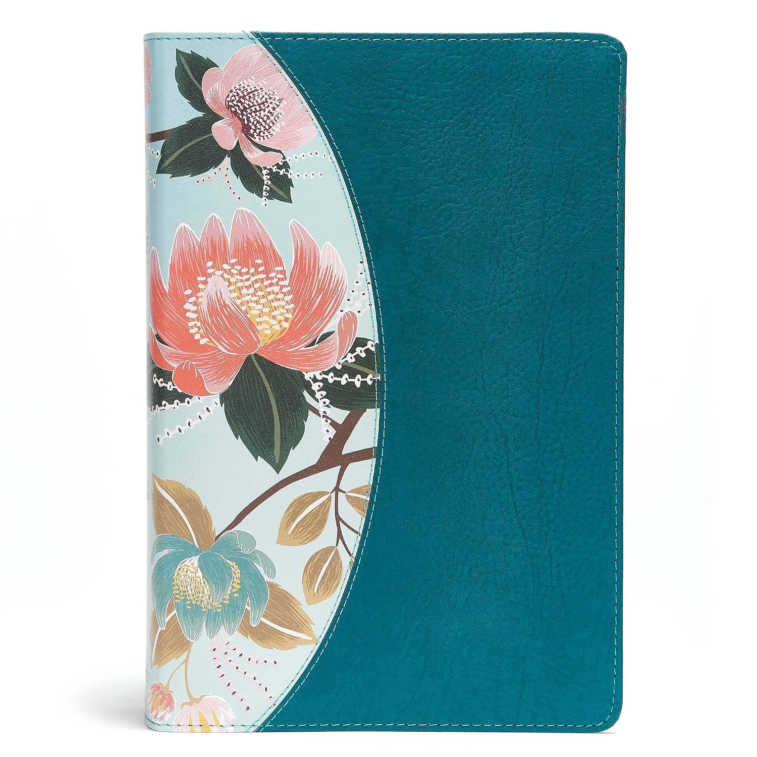 CSB Study Bible For Women, Teal Flowers LeatherTouch, Black Letter, Study Notes and Commentary, Articles, Profiles, Word Studies, Charts, Full-Color Maps, Easy-to-Read Bible Serif Type