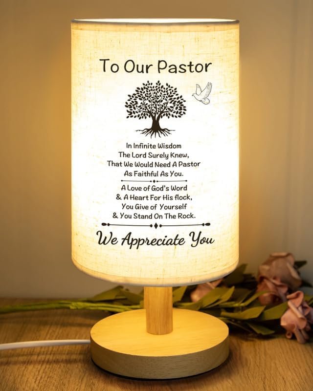 SOUHONEY Pastor Appreciation Gifts, Lamp for Pastor Gifts for Men Women