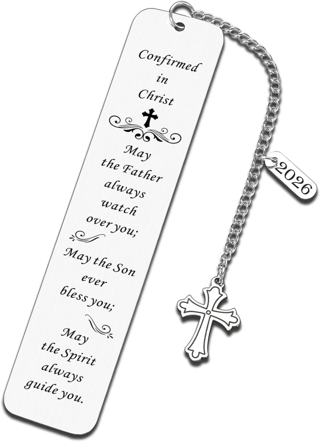 2024 Confirmation Gifts for Teenage Girls Boys Catholic Confirmation Bookmark Gifts First Communion Gifts for Girls Boys Christian Religious Baptism Gifts for Godson Daughter Christmas Birthday Gifts