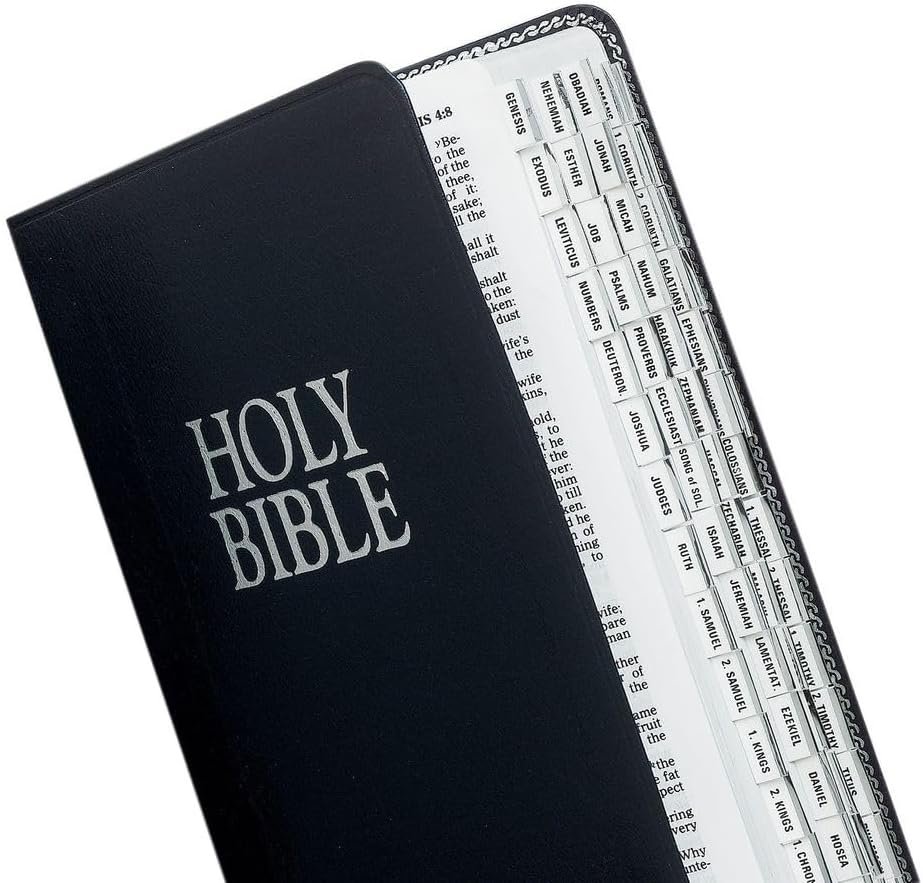 Tabbies 58343 Mini Silver-Edged Bible Tabs, Laminated, 80Ct, 1/2×1/4in
