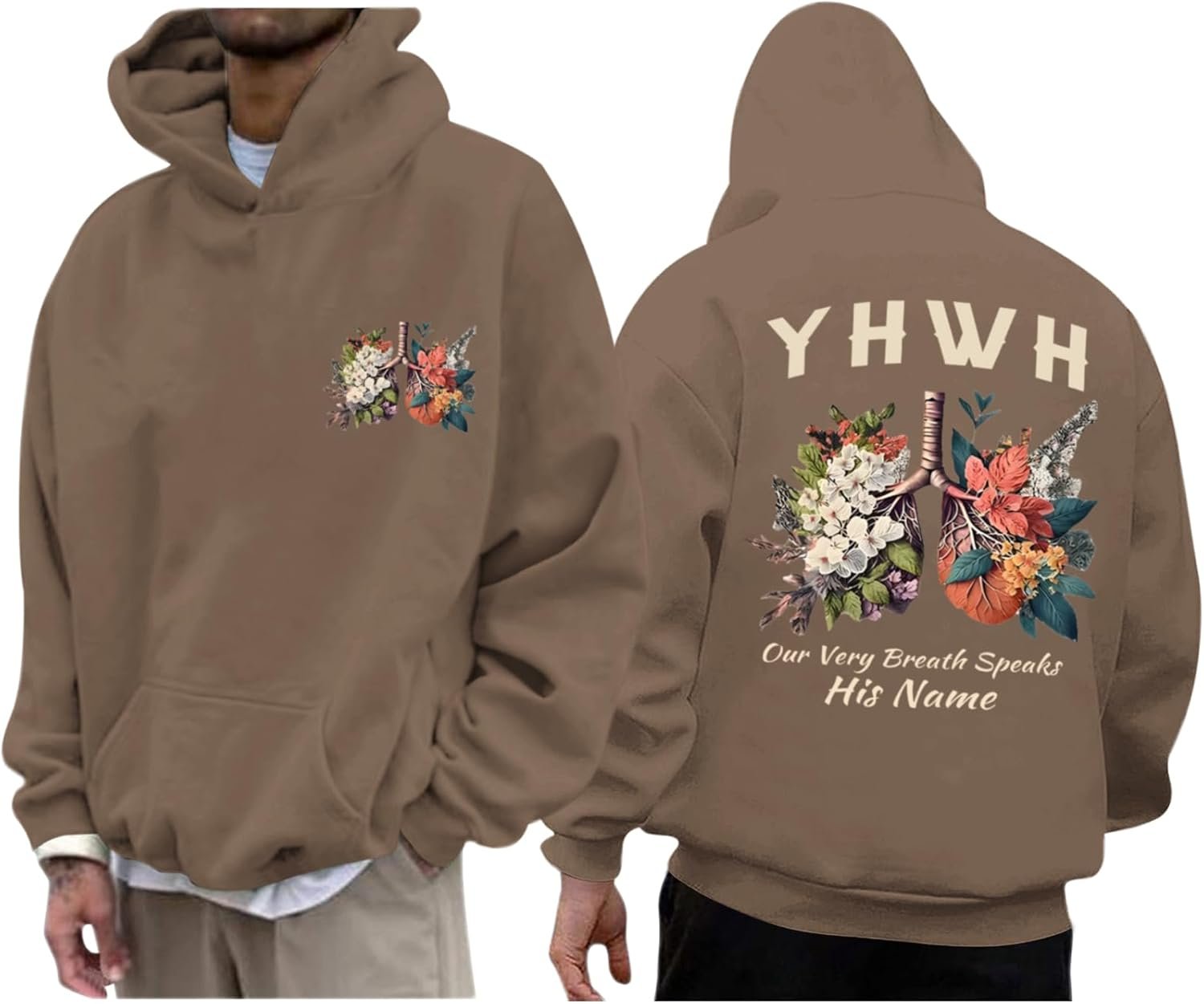 Christian Yhwh Hoodie For Men Jesus God Hoodies Faith Religious Hooded Sweatshirts Bible Verse Inspirational Pullover