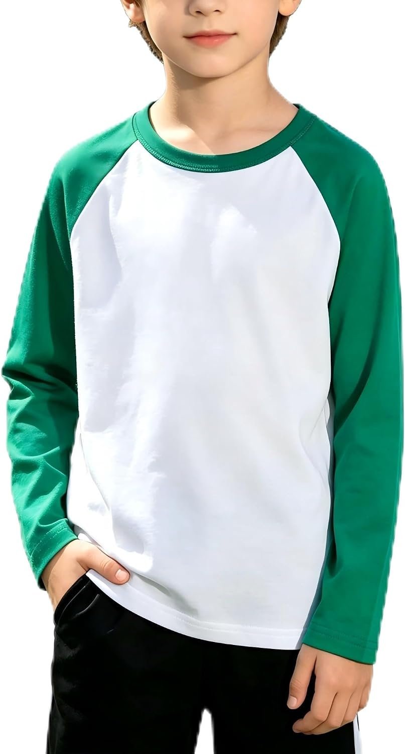 Boys Girls Baseball Tee Toddler Raglan T Shirt