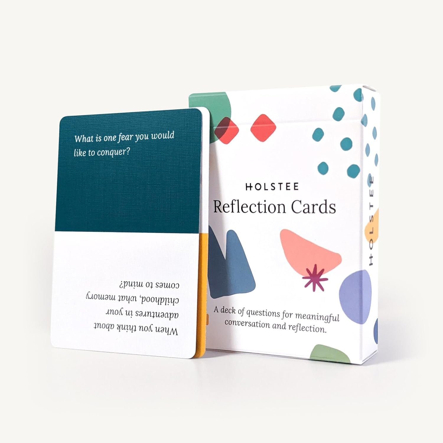 Holstee Reflection Cards – A Deck of 100+ Questions to Spark Meaningful Connections and Conversations