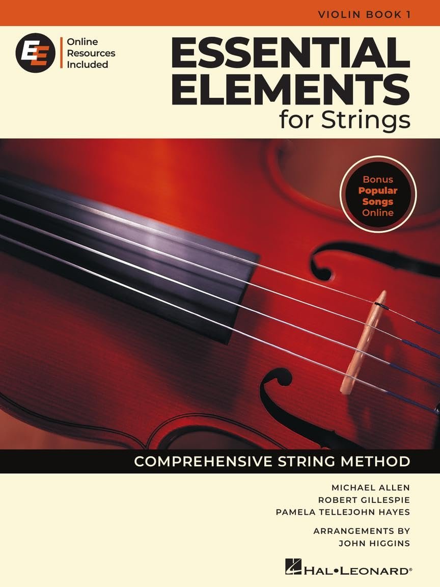 Essential Elements for Strings Violin Book 1 with EEi Online Resources | Violin Method Book and Sheet Music for Students and Teachers | Comprehensive String Method Newer 2025 Edition Available