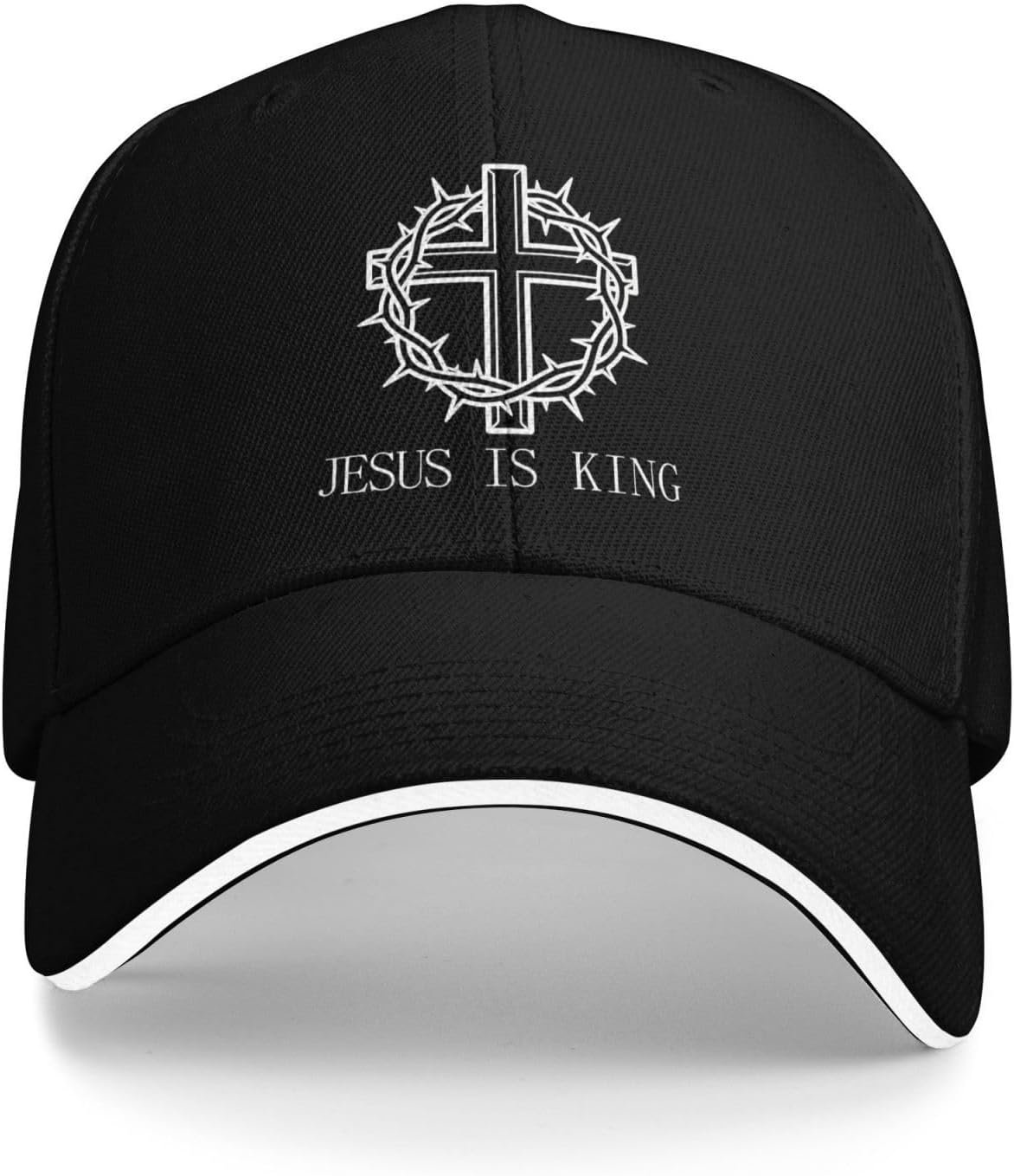 Christian Baseball Cap for Men & Women – Embroidered Jesus Cross Hat, Adjustable Christian Gifts