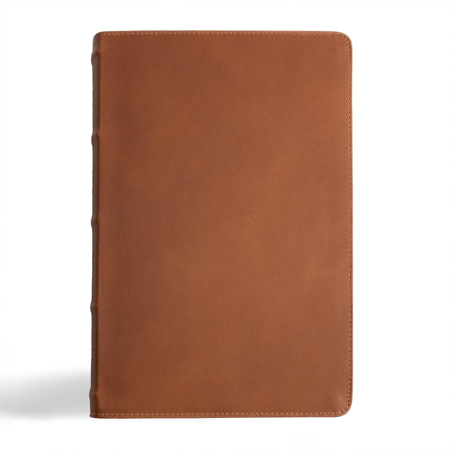 CSB Men’s Daily Bible, Brown Genuine Leather, Indexed, Black Letter, Reading Plan, Articles, Callouts, Study Tools, Easy-to-Read Bible Serif Type