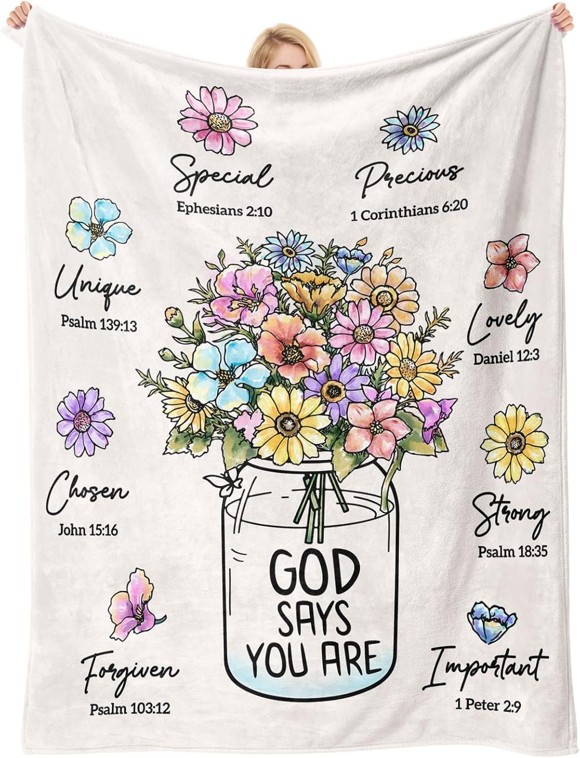 Christian Gifts for Women, Birthday Gifts for Women, Christian Blanket