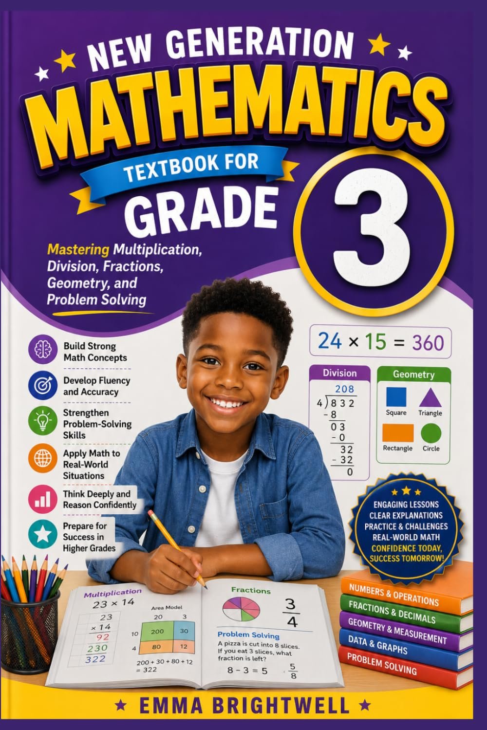 New Generation Mathematics Textbook for Grade 3: Mastering Multiplication, Division, Fractions, Geometry, and Problem Solving