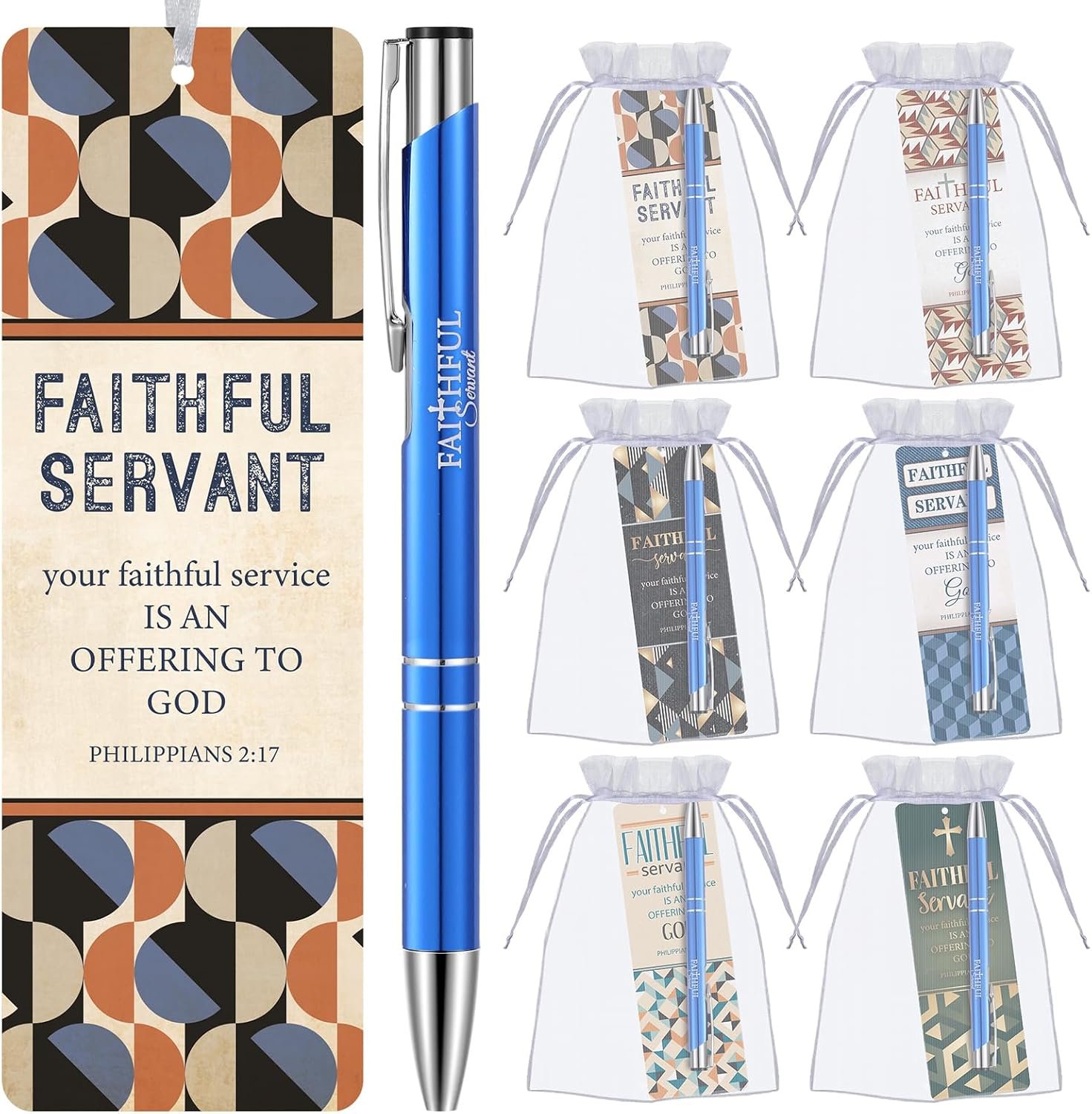 Dispowreath 24 Pcs/12 Sets Faithful Servant Gifts Church Welcome Gifts
