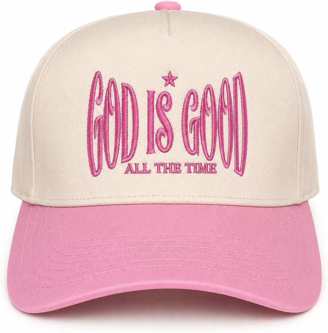 Christian Hat for Men Women – Premium Embroidered Faith Baseball Cap – Religious Jesus Gifts, Mesh Back Trucker Hats