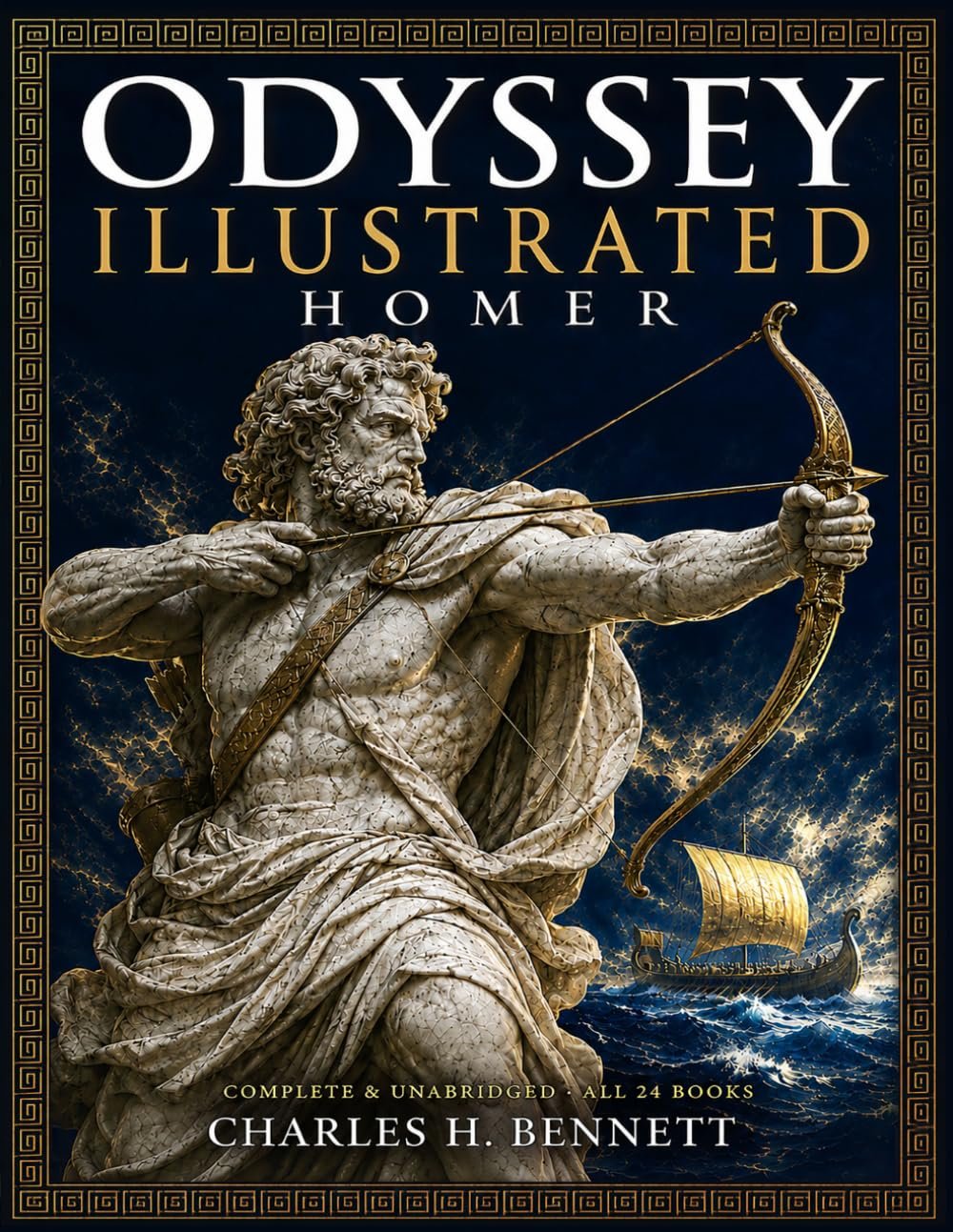 The Odyssey of Homer: The Most Complete Collector’s Edition: Modern English Translation with Notes, Glossary & Original Illustrations