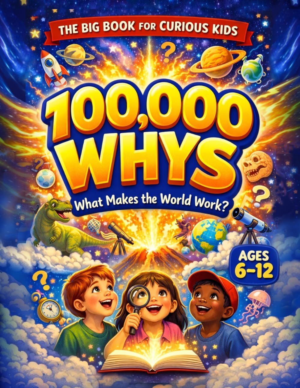 100,000 Whys – The Big Journey for Curious Kids: An Extraordinary Collection of Big Questions, Fascinating Answers, and Mind-Blowing Fun Facts for Smart Kids Ages 6–12