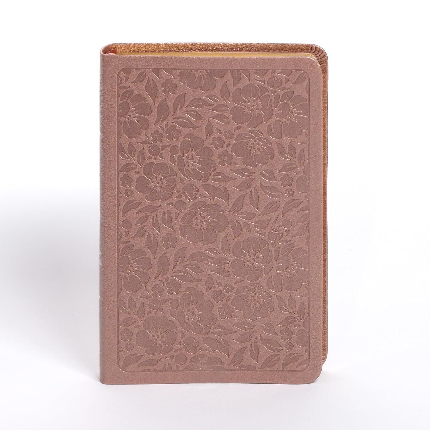 NASB Personal Size Bible, Rose Gold LeatherTouch, Red Letter, Presentation Page, Sewn Binding, Footnotes, Full-Color Maps, Easy-to-Read Bible Karmina Type