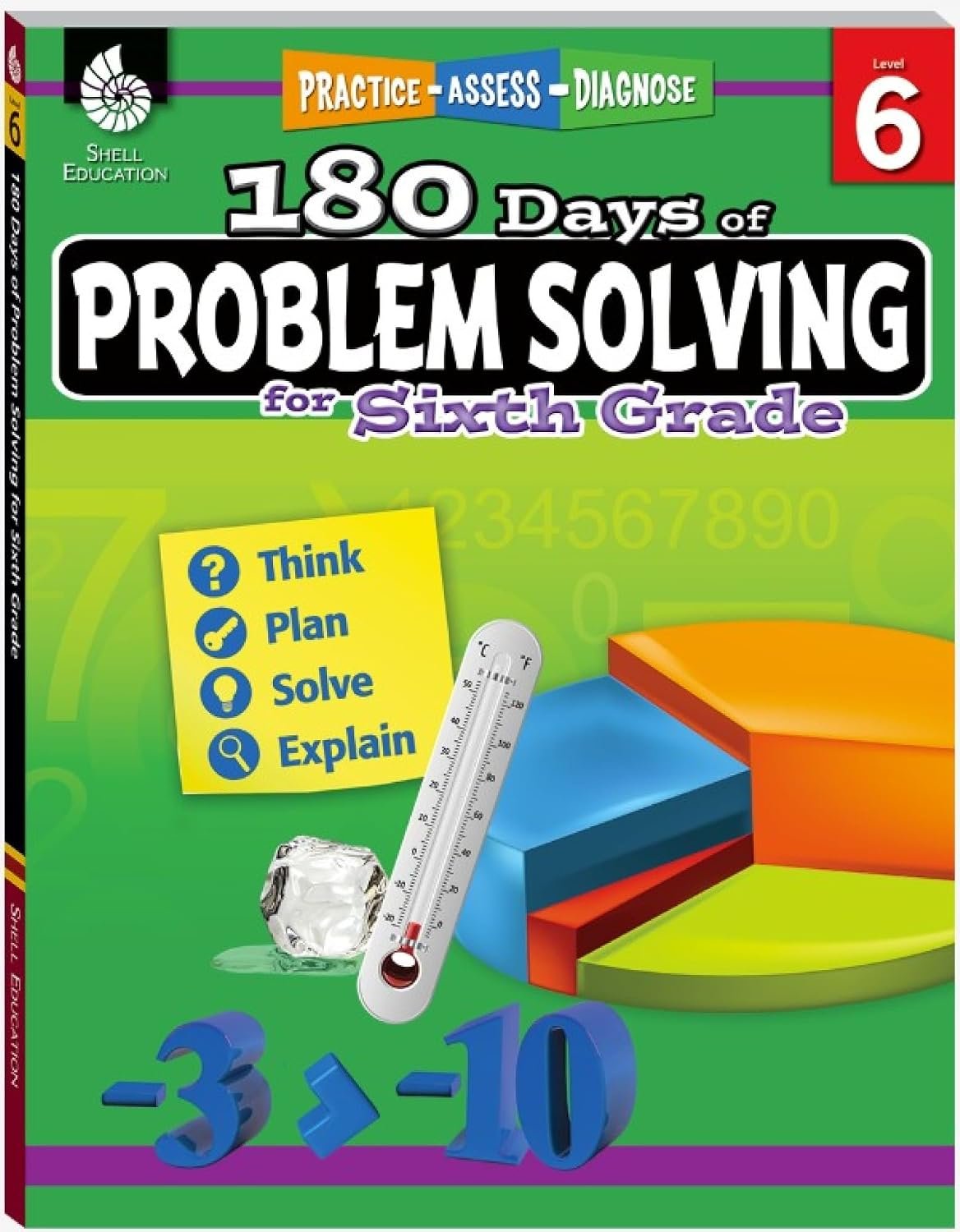 180 Days®: Problem Solving for Sixth Grade: Practice, Assess, Diagnose