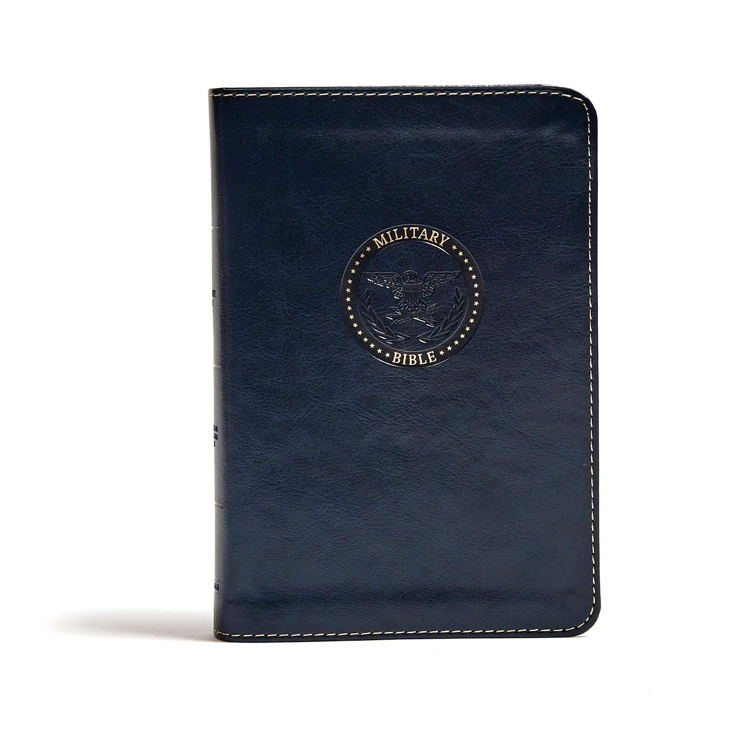 CSB Military Bible, Navy Blue LeatherTouch, Red Letter, Presentation Page, Articles, Study Helps, Prayers, Full-Color Maps, Easy-to-Read Bible Serif Type