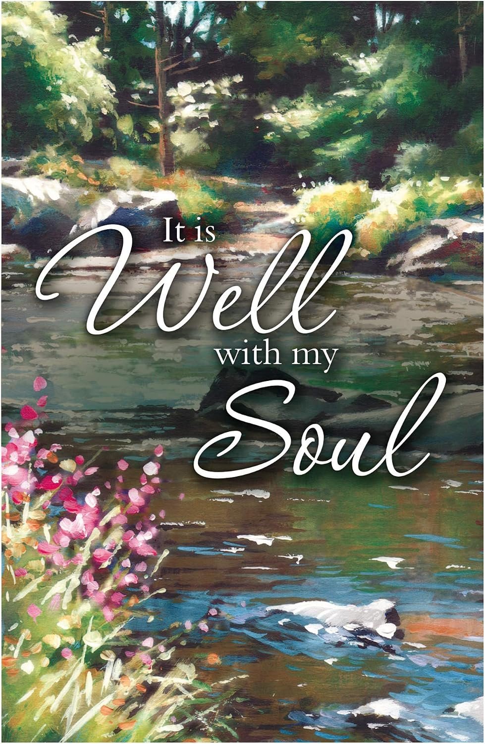 SALT & LIGHT Well With My Soul Funeral Program Bulletin, 100 Count