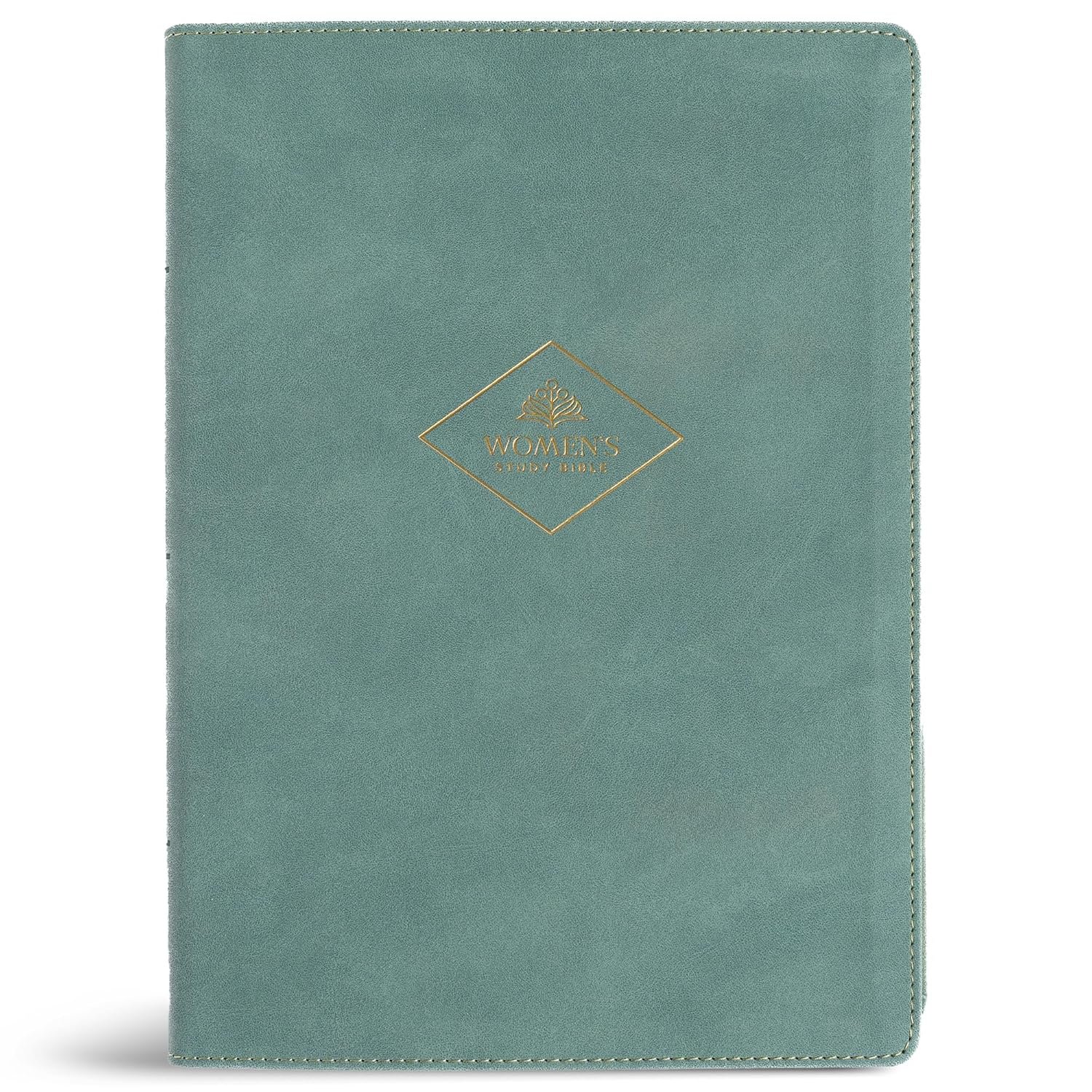 CSB Women’s Study Bible, Earthen Teal SuedeSoft LeatherTouch, Black Letter, Study Notes, Articles, Profiles, Book Intros & Conclusions, Word Studies, Cross-Refs, Charts, Timelines, Color Photos/Maps