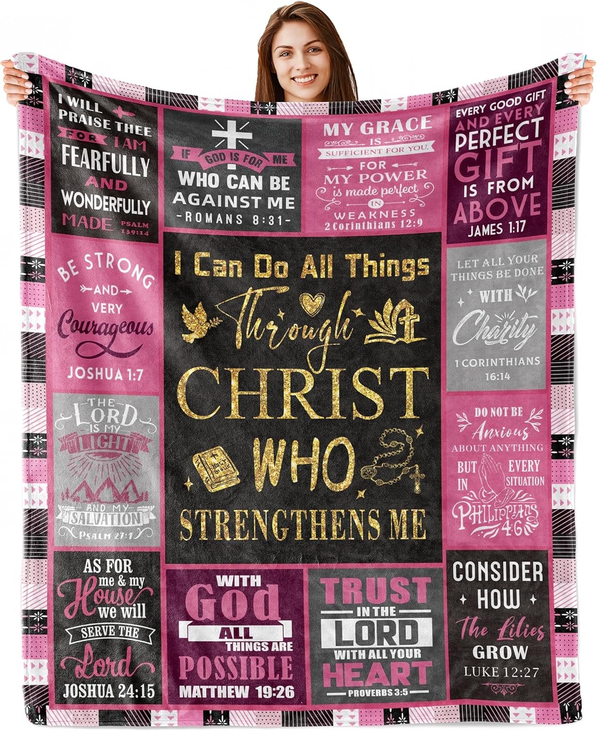 Christian Gifts for Women, Religious Gifts for Women Blanket 60″X50″
